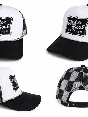 Black & White Trucker Hat